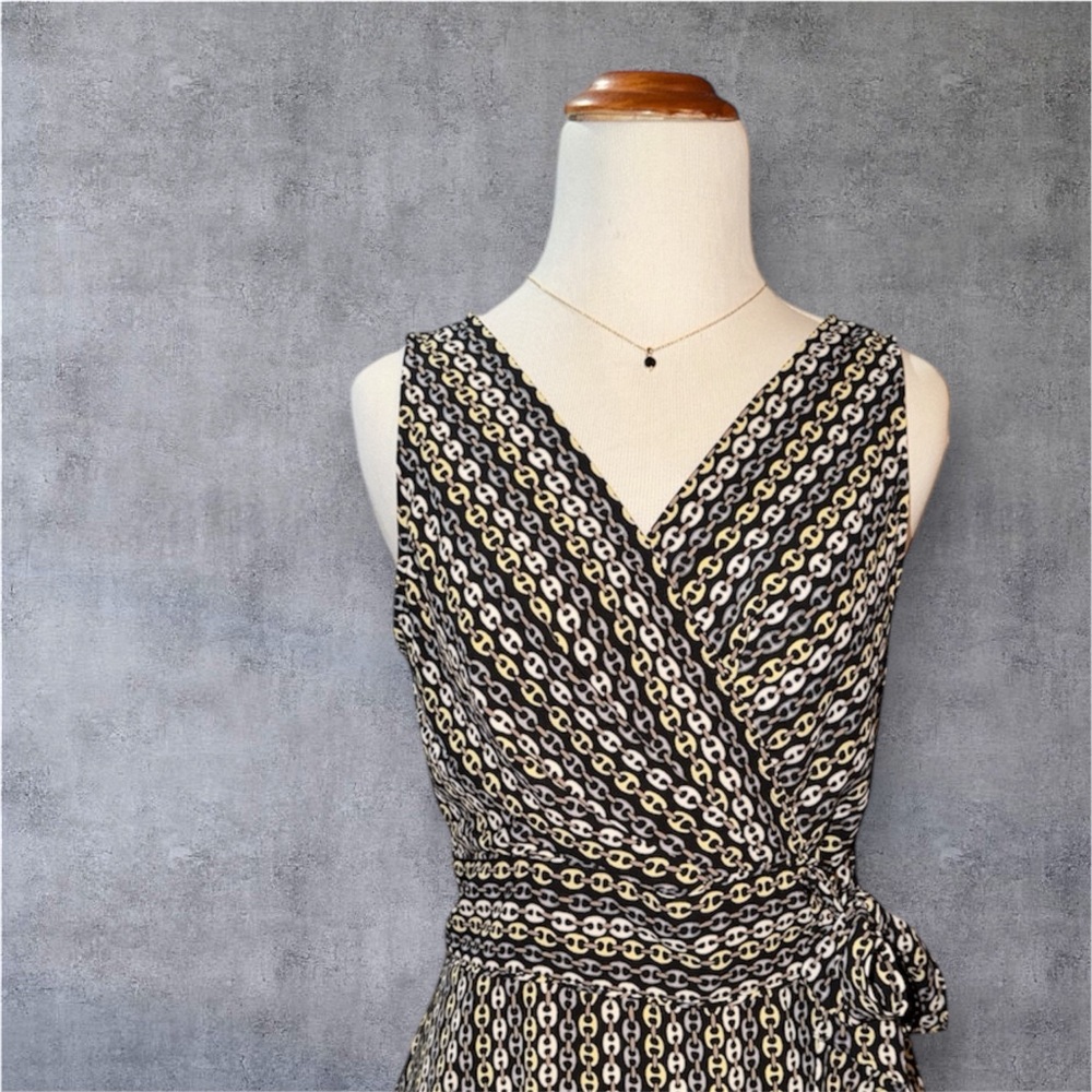 Covington Sleeveless Chain Link Blouse
